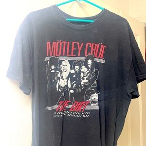Motley Crue “The Dirt” Movie T Shirt Metal Band XL
